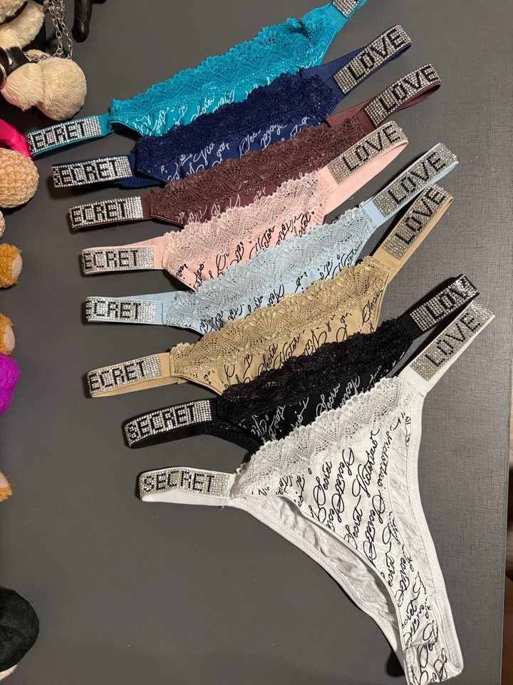 Calcinha VS Victoria Secrets strass  - 3
