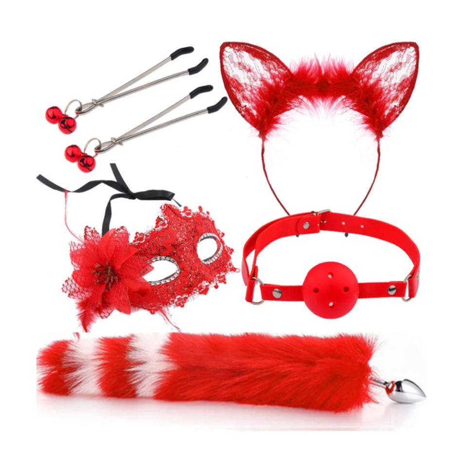 Kit fox 5 em 1 VERMELHO