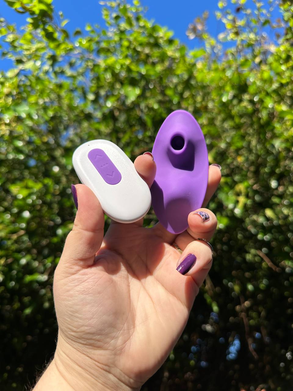 Vibrador calcinha com sugador App - 2
