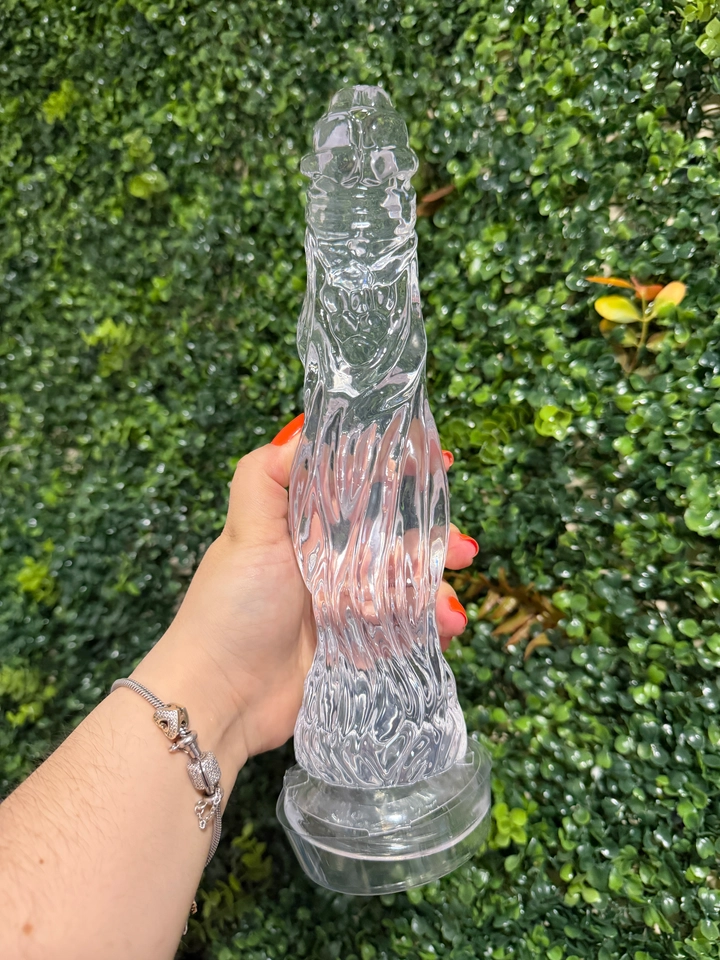 Plug Anal em Silicone - Dildo com ventosa - 27,5cm X 6,5cm - 1