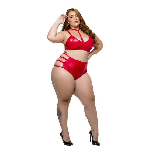 CONJUNTO HOT PLUS SIZE VERMELHO - 1