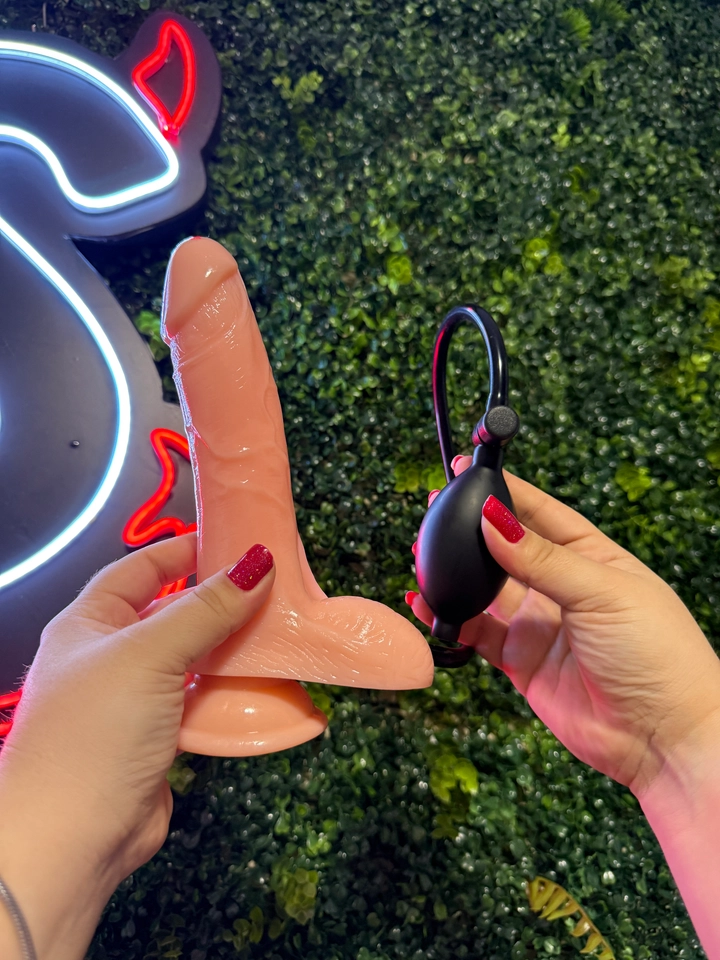 PÊNIS INFLÁVEL SEM VIBRADOR 18,5CM - 1