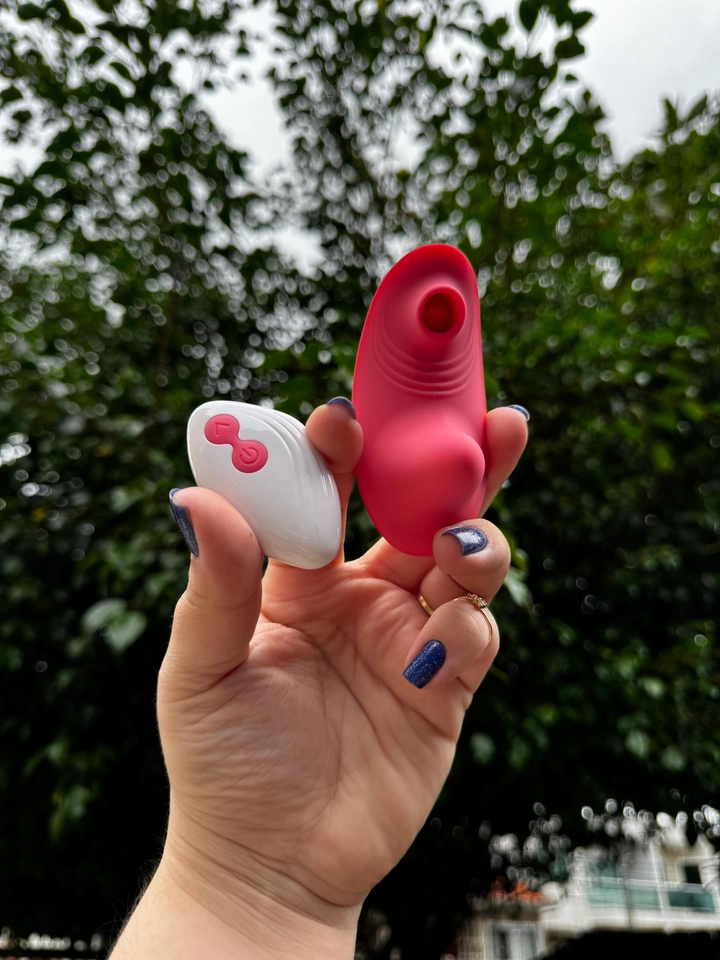 Vibrador Calcinha c/Controle Rosa - 1