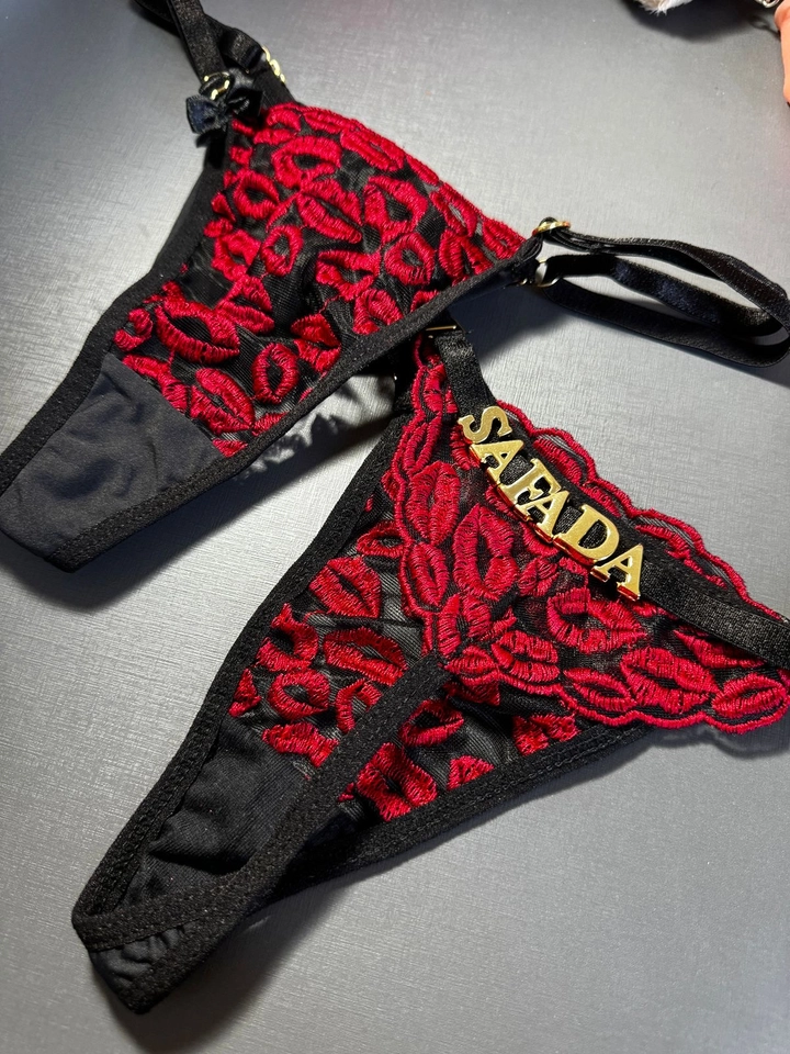 Calcinha Personalizada Fio Beijo  - 1