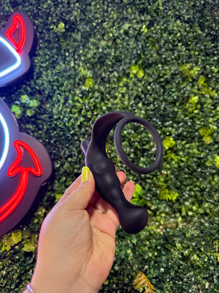 Vibrador de Próstata com vibrador e Anel Peniano  - 3