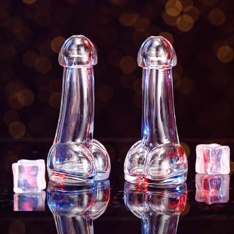 Copo Vidro Penis - 3