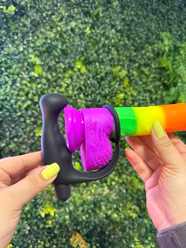 Vibrador de Próstata com vibrador e Anel Peniano  - 4