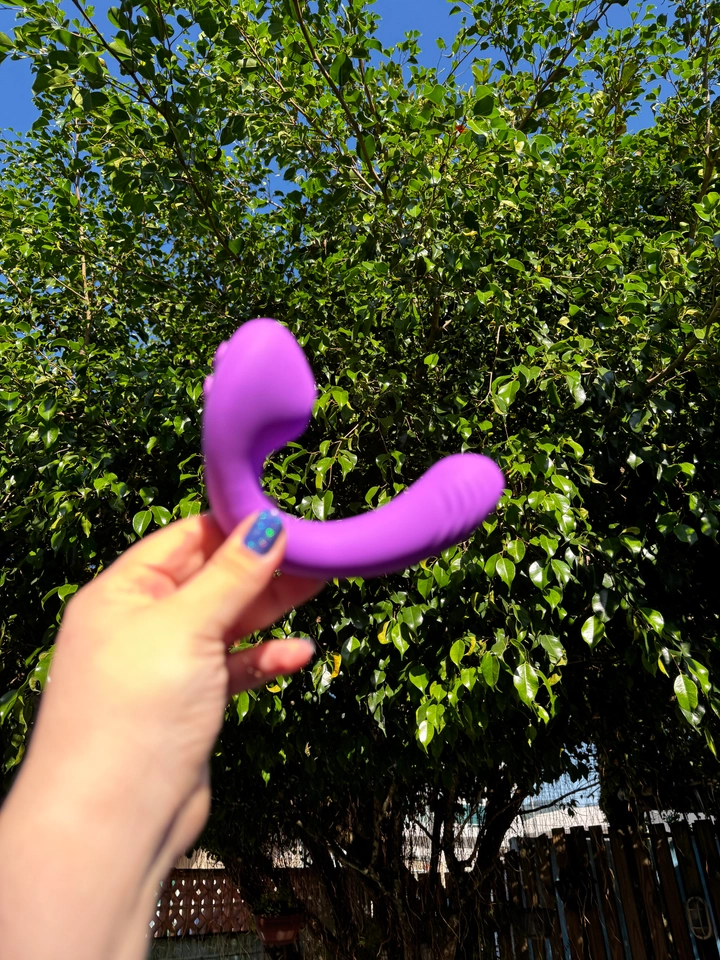 Vibrador Casal com sugador  - 3
