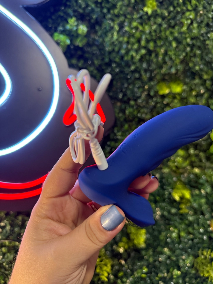 Vibrador próstata Blue 9 modos de vibração POR APLICATIVO - 4