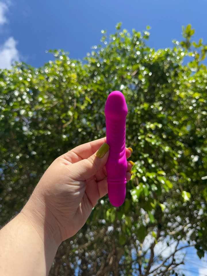 Vibrador Ponto G Em Silicone Stev 10 Vibrações Pretty Love - 1