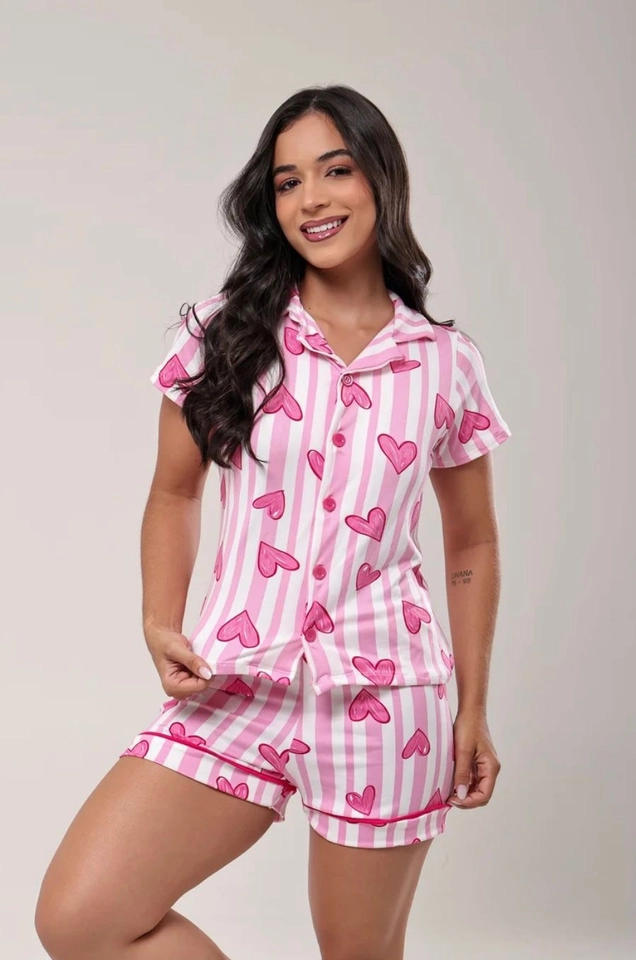 Pijama americano estampado - 1