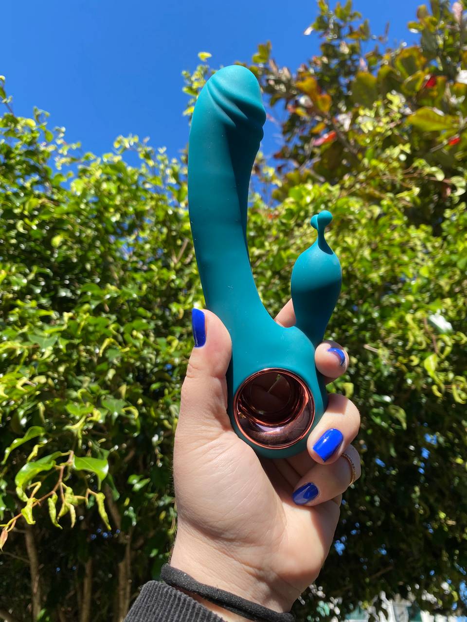 Vibrador luxo green - 1