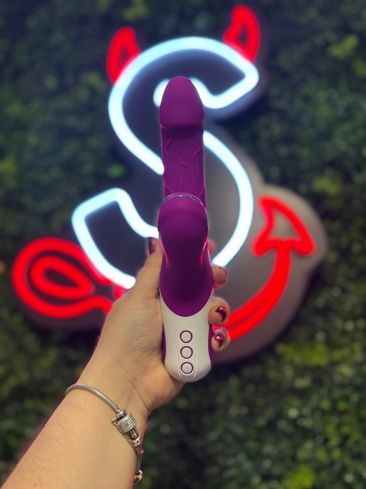  Vibrador de Ponto G e Clitóris e Anal - 3 em 1 - Eros - imagem 2