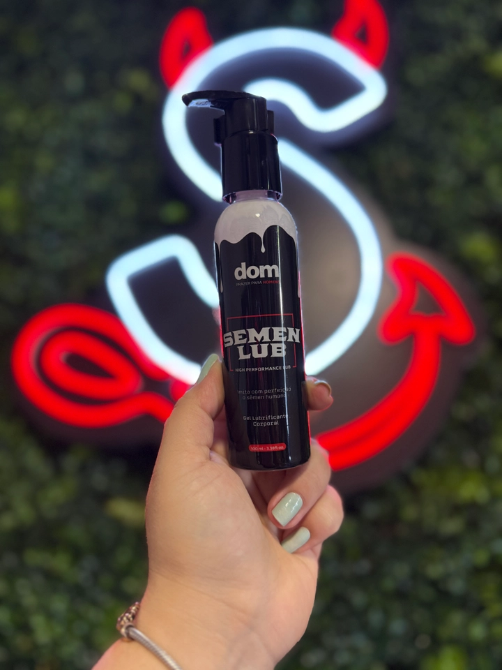 Semen Lub PREMIUM Tradicional - Gel Lubrificante Que Imita o Semen Humano