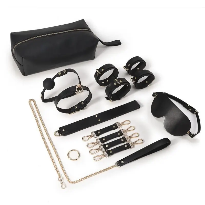 Kit Sado Bondage – 50 TONS com maleta PRETO - 1
