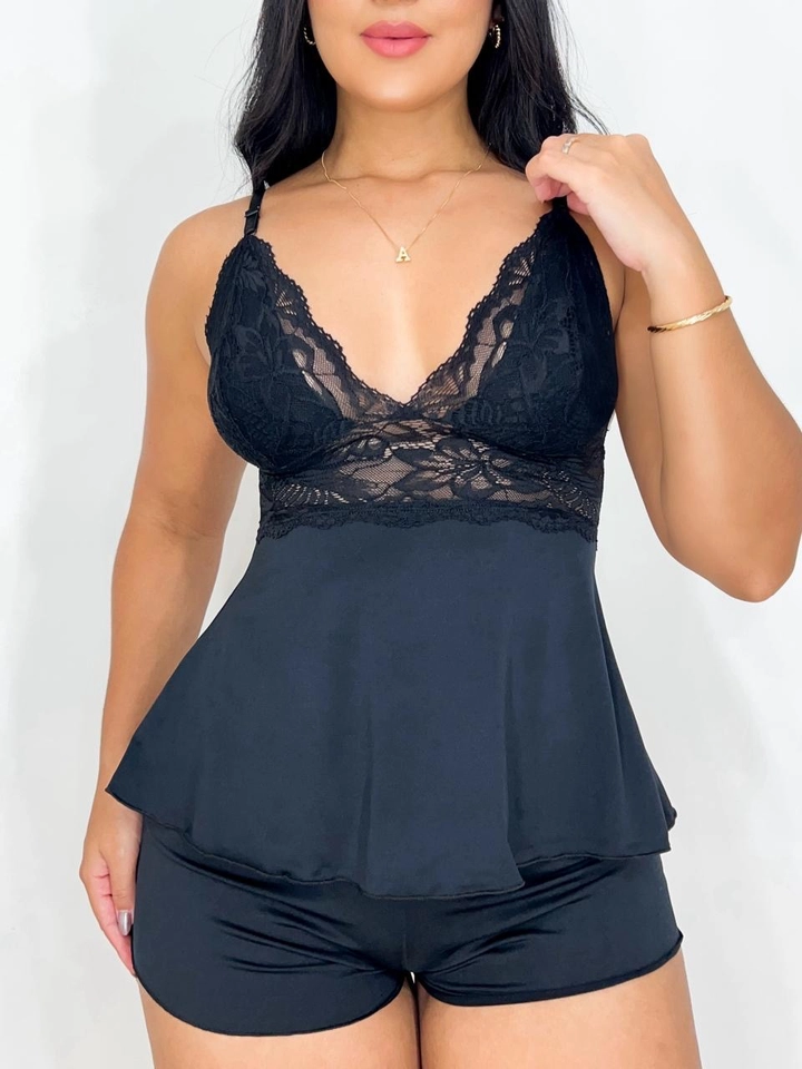 Baby Doll LUNA Preto - 2