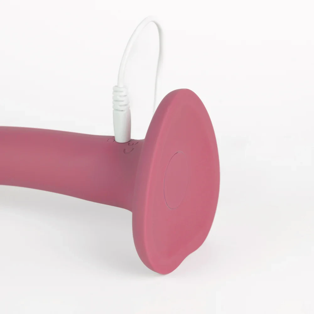 Dildo com Ventosa e Vibrador Recarregável Go Vibe Nina - 5