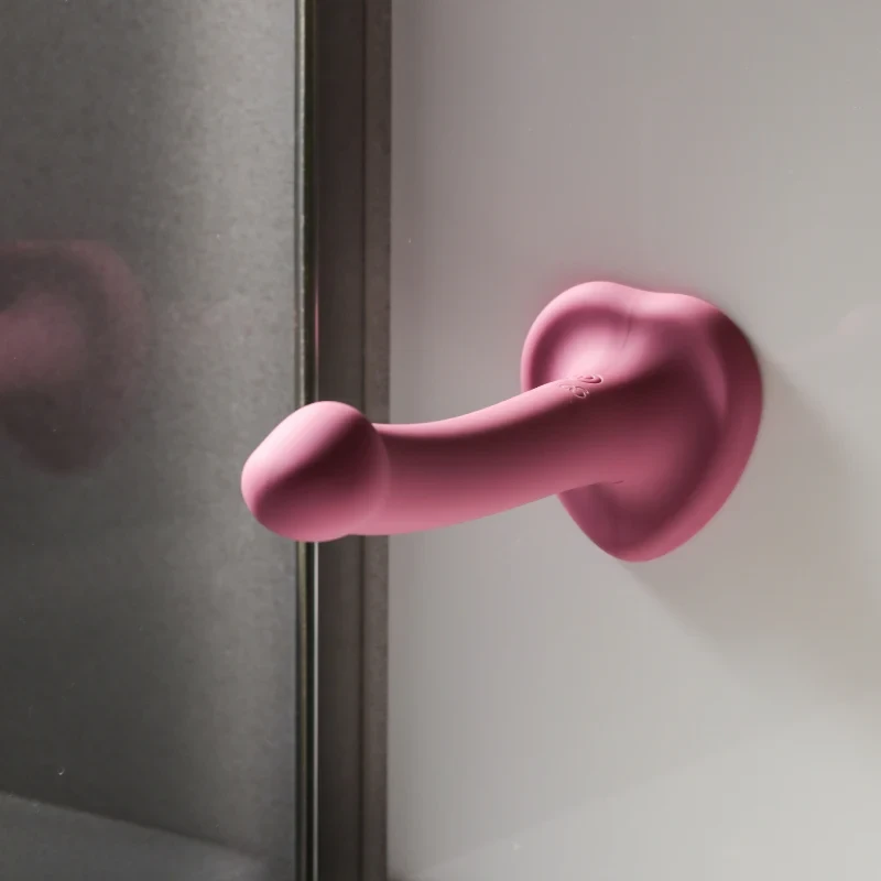 Dildo com Ventosa e Vibrador Recarregável Go Vibe Nina - 6