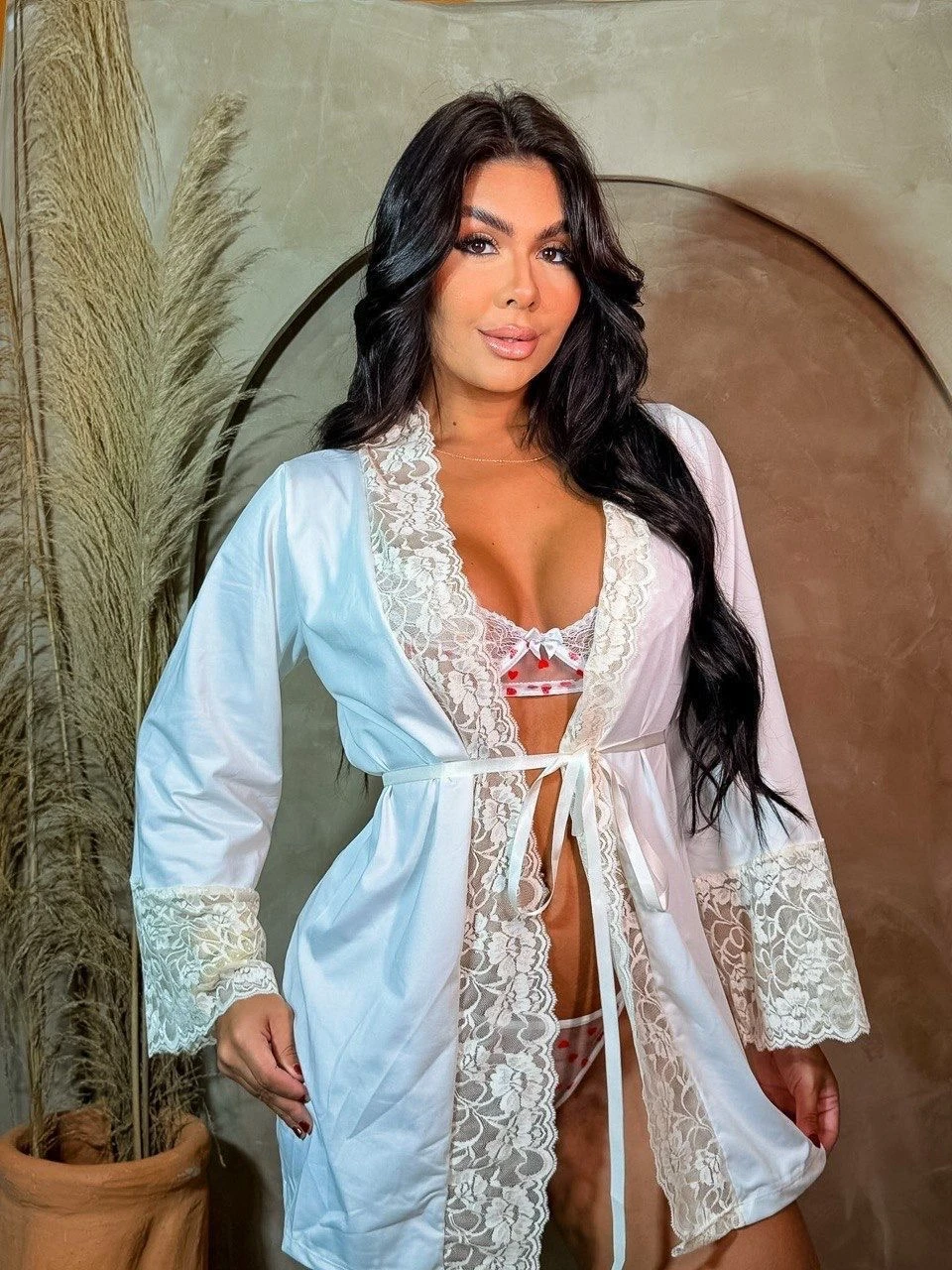 Robe Helena Marfim - 3
