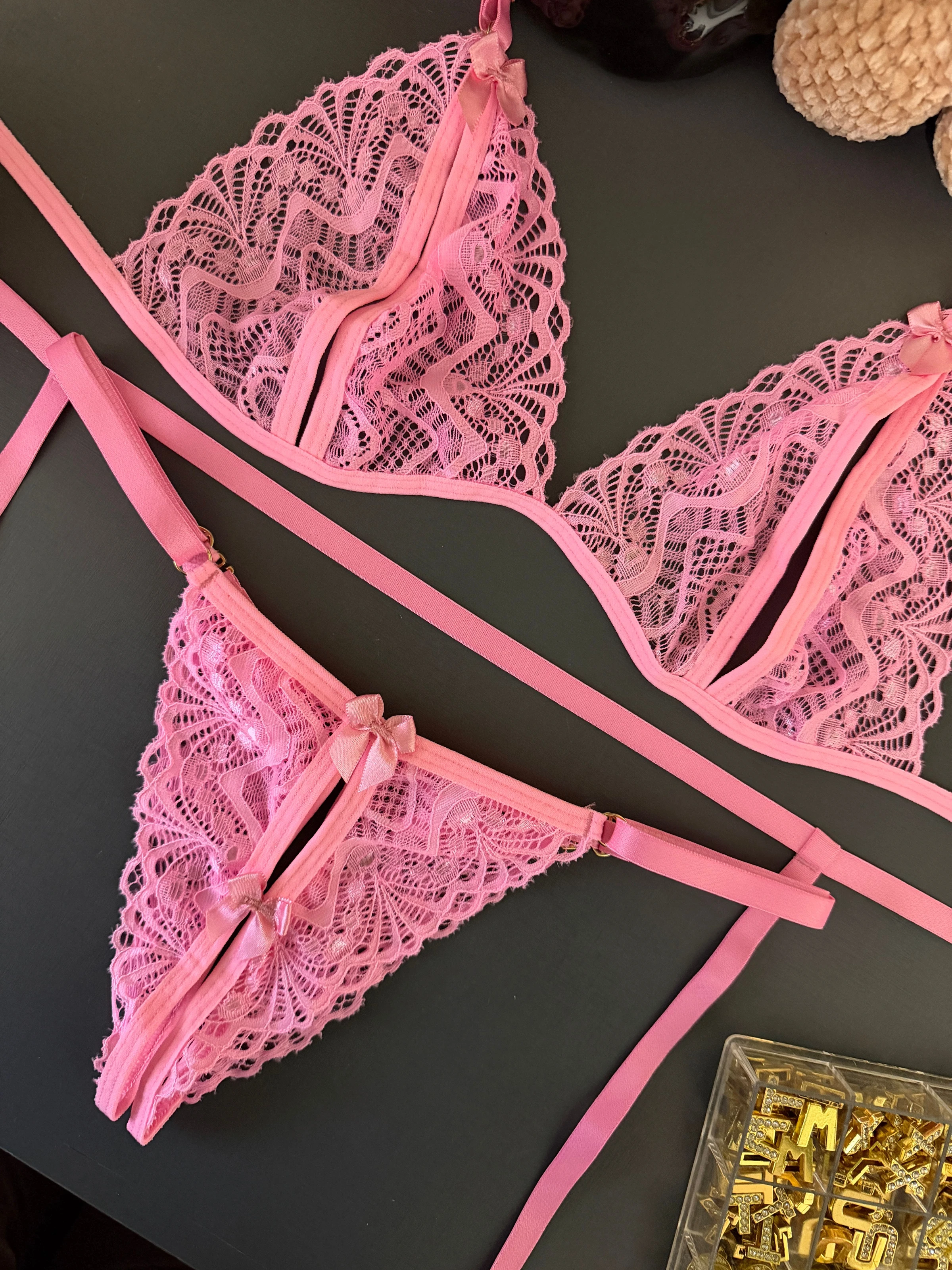 Conjunto Sapeka Rosa Pantera Personalizado - 2