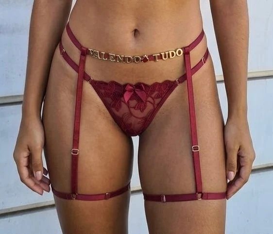 Cinta liga personalizada Marsala - 1