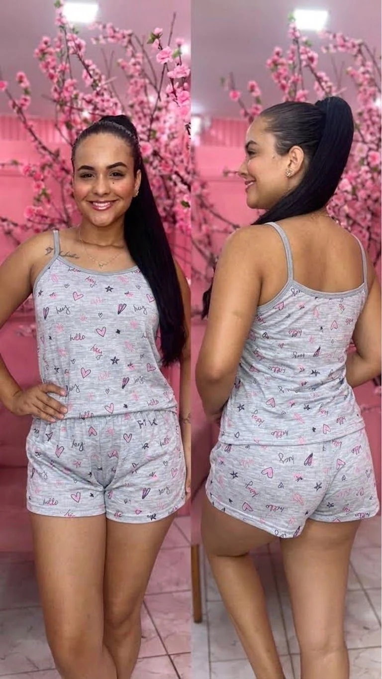 Baby doll Cinza  - 1