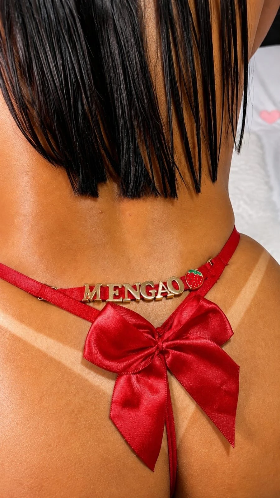 Calcinha Flamengo Laço Personalizada   - 2