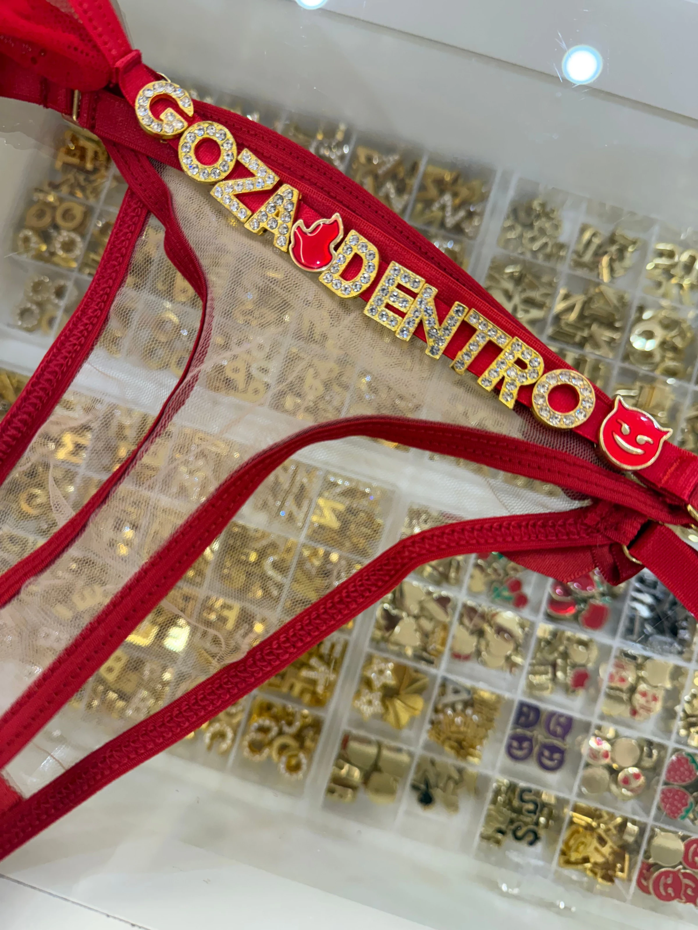 Calcinha Tule Plus Personalizada - 2