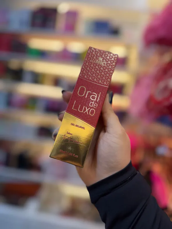 Oral de Luxo Tentação - Gel Beijável de Morango
