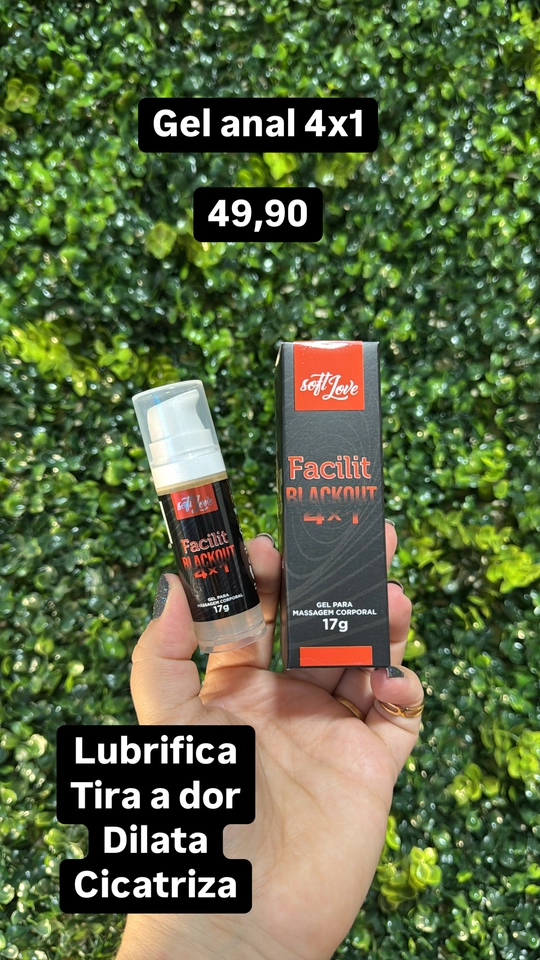 Gel Anal FACILIT BLACKOUT 4X1   - imagem 3