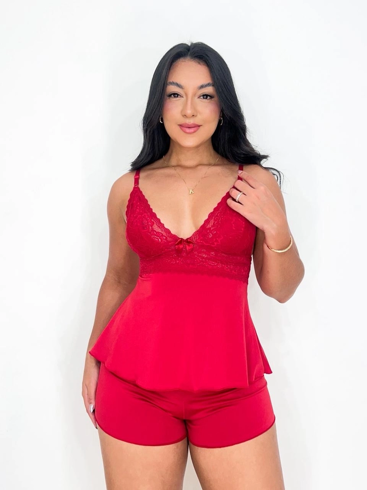 Baby Doll LUNA Vermelho - 1