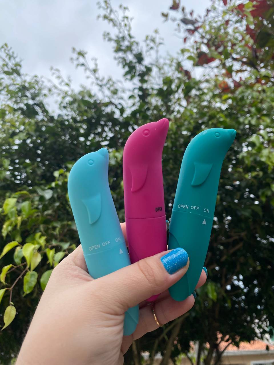 Vibrador Golfinho a pilha - 2