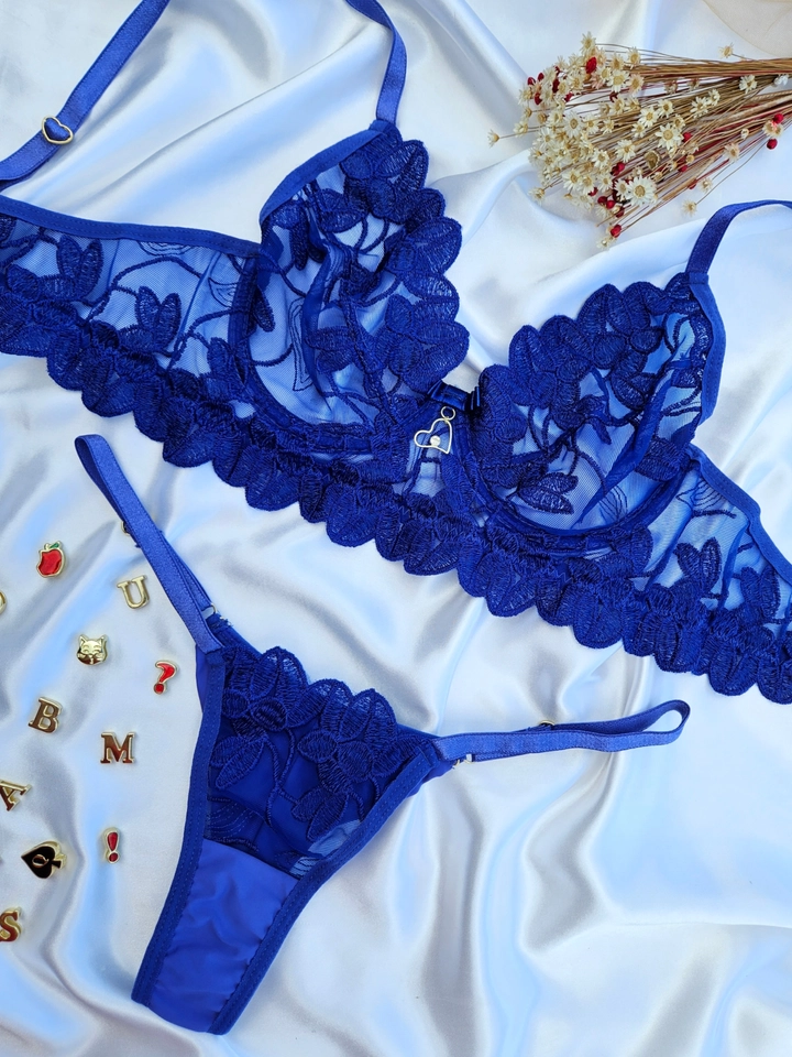 Conjunto Tule azul - 2