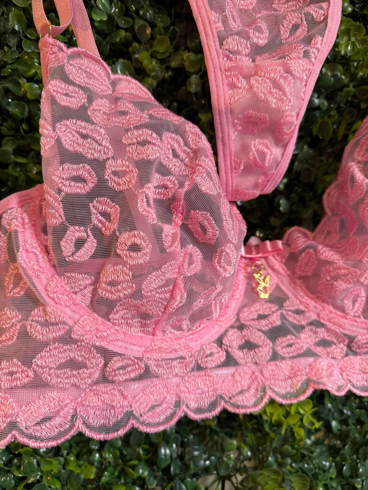 Conjunto Beijo Rosa Claro personalizado - 4