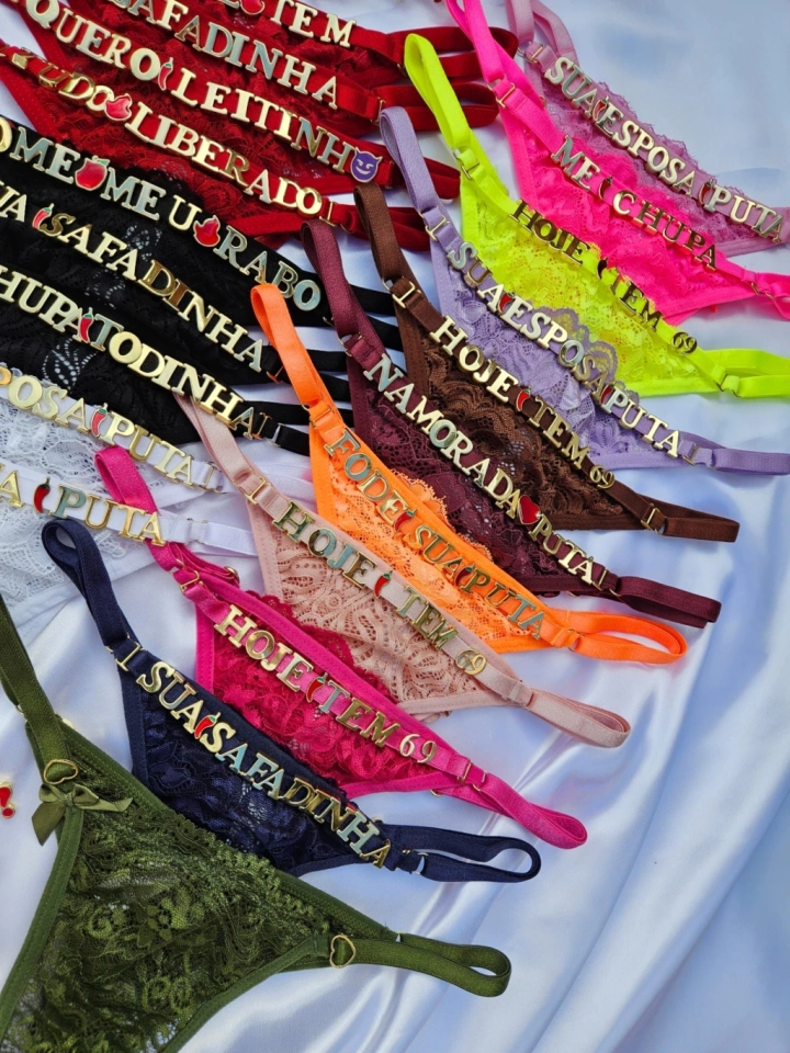 Calcinha Renda Personalizada  - 1