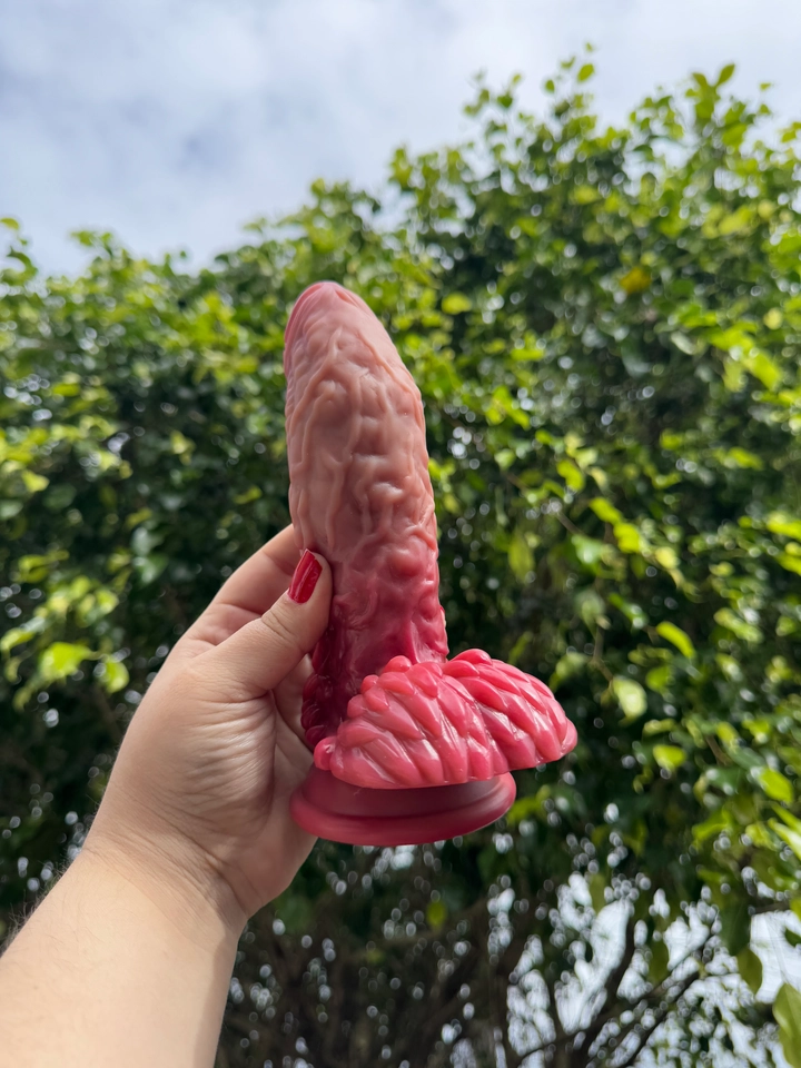 Prótese Allo Texturizado em Silicone com Ventosa 20X6 - 2