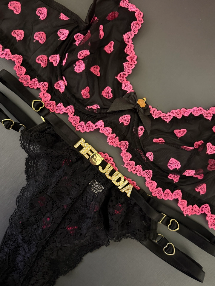 Conjunto Coração Personalizado  - 3