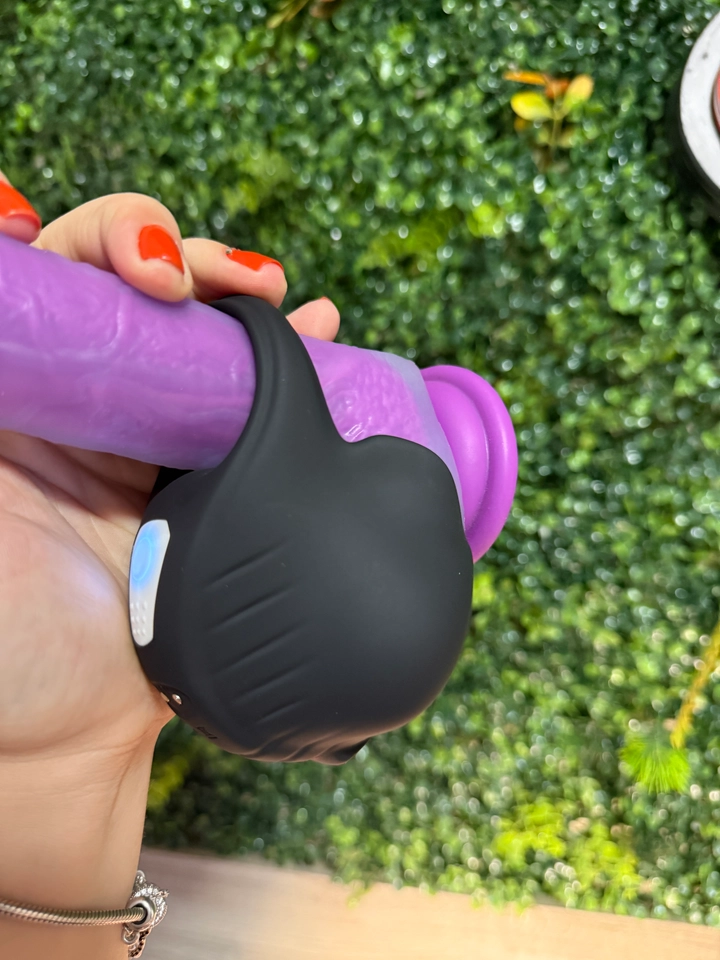 Anel Peniano Vibrador Testículos Estimulador Remoto Silicone Premium  - imagem 3