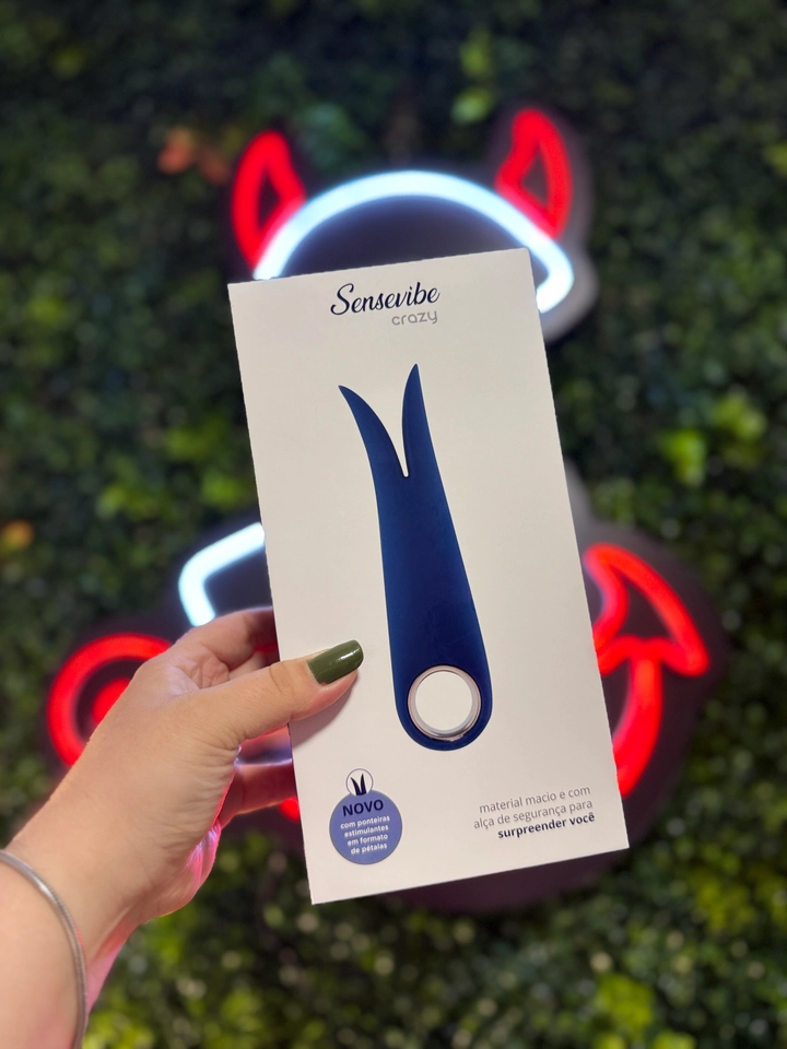 Vibrador e Estimulador Recarregável Sensevibe Crazy - imagem 1