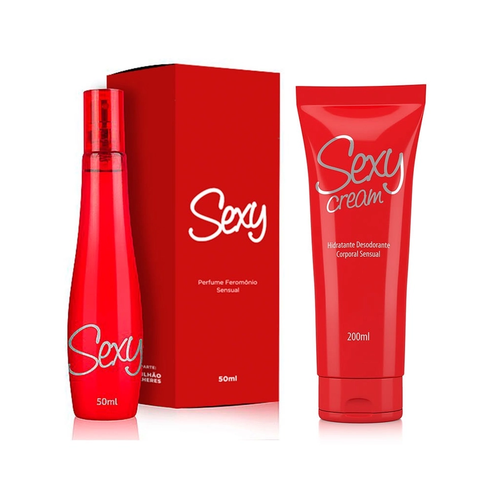 Kit Perfume Feromônios + Creme Sexy - 1