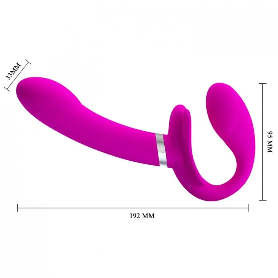 Vibrador Strapon Valerie 3 motores - 6