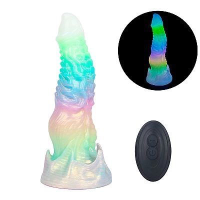 Dildo Plug Anal Alien com Vibração - Controle Remoto - 23,5 x 6,3 - SI - imagem 3
