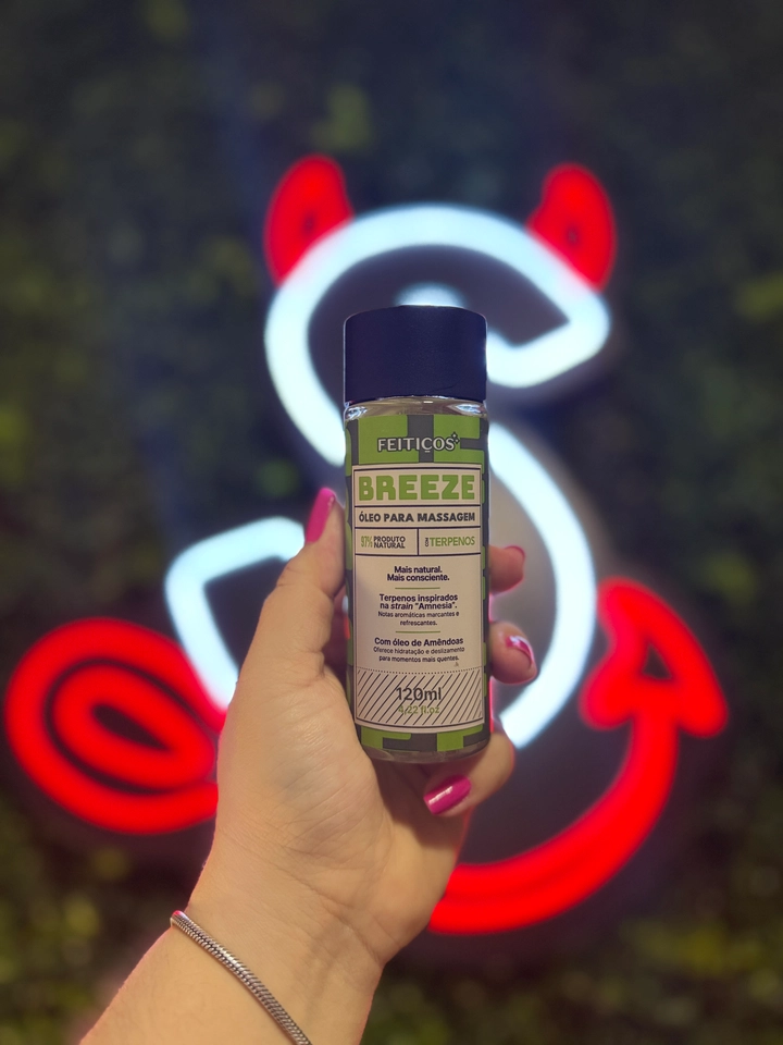 Breeze Feitiços Óleo Para Massagem Sensual Terpenos 120ml - imagem 3