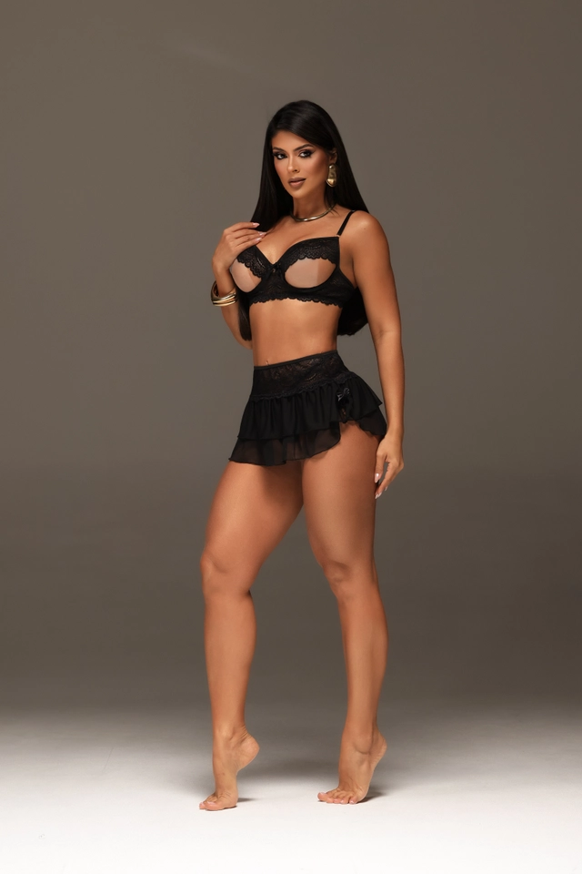 Conjunto Apressada PRETO - 2