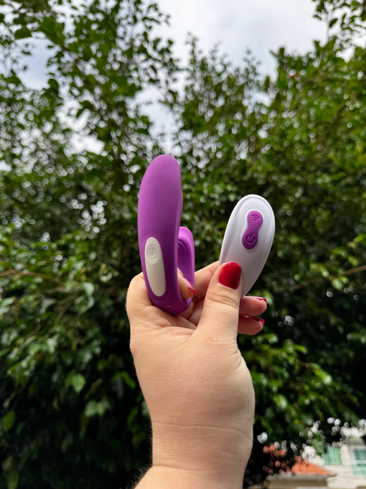 Vibrador casal Enjoy Recarregavel c/ Controle Recarregavel - 5