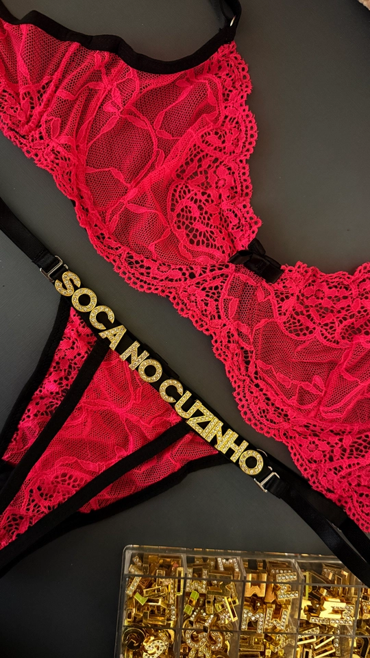 Conjunto Personalizado Renda Chiclete  - 1