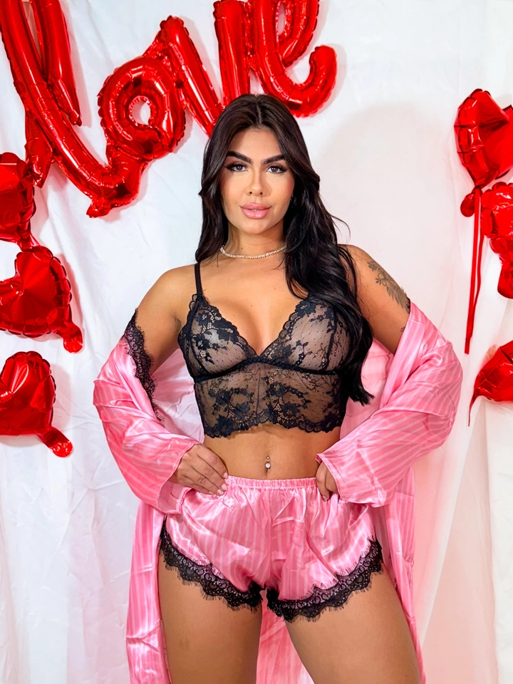 kit robe baby doll victoria secrets - imagem 1