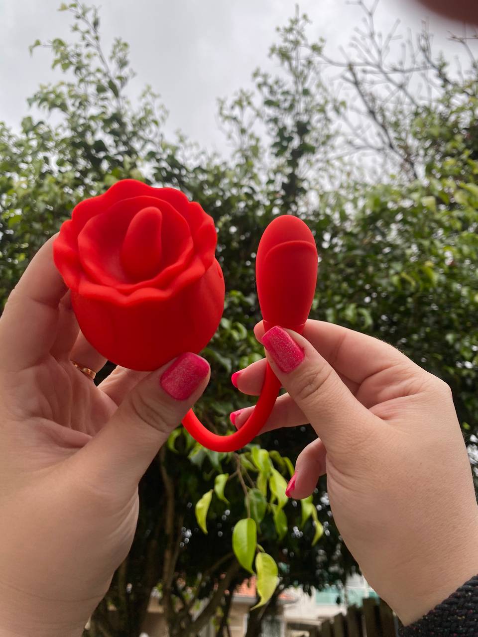 Vibrador Rosa língua  - 2