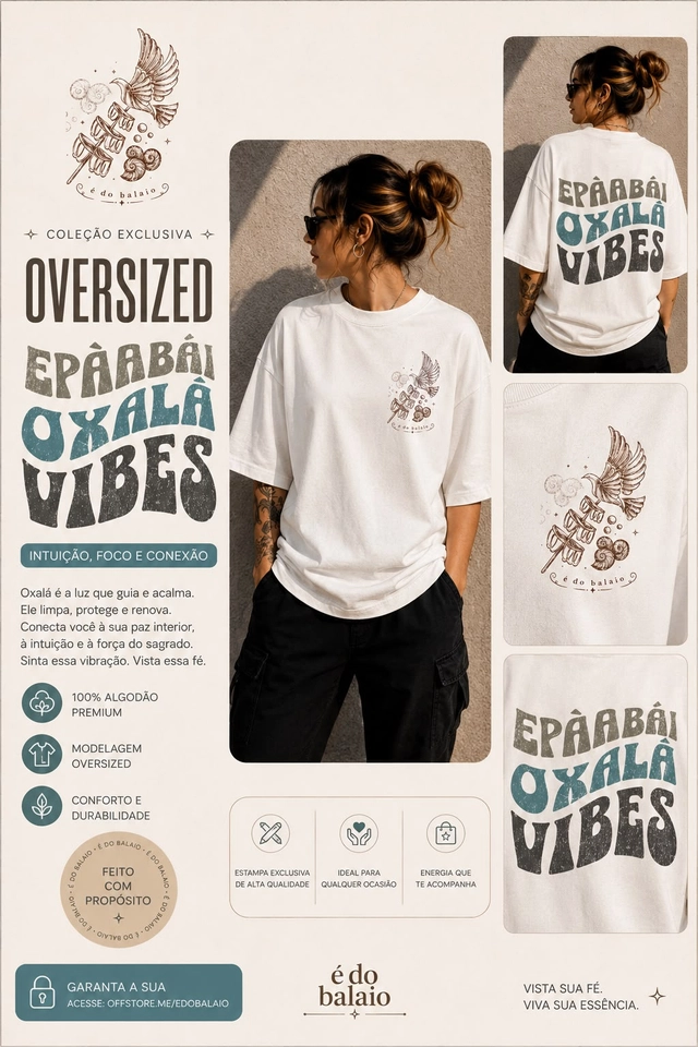 OVERSIZED OXALÁ - imagem 1