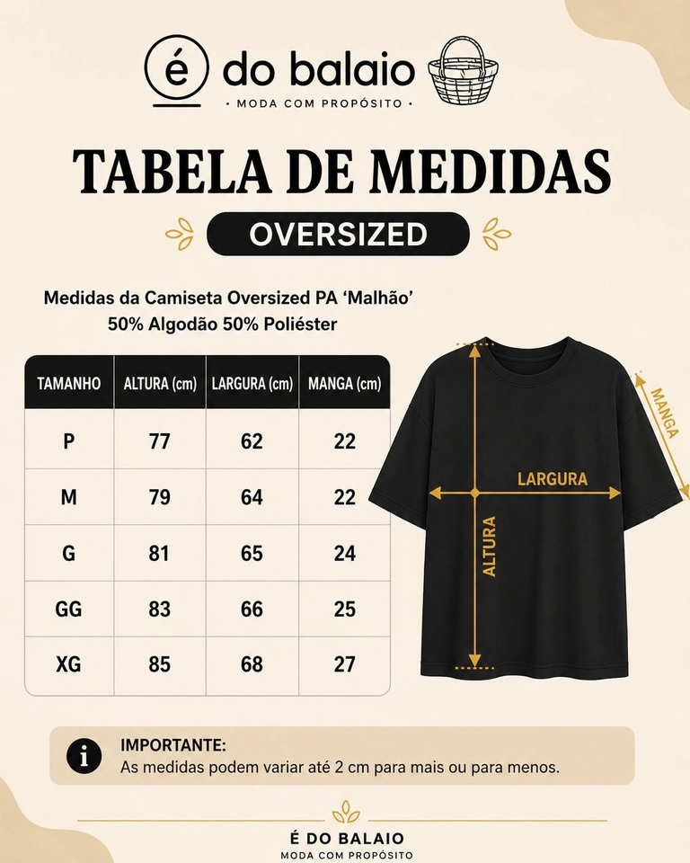 OVERSIZED MALANDRAGEM  - imagem 3